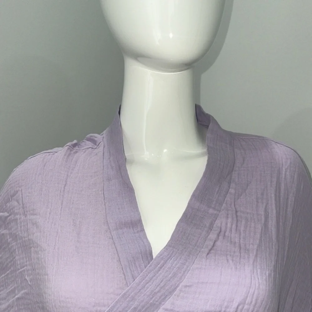 Commense Lilac Two Piece Shorts Set Belted Chic Summer Outfit‎ size S NEW
